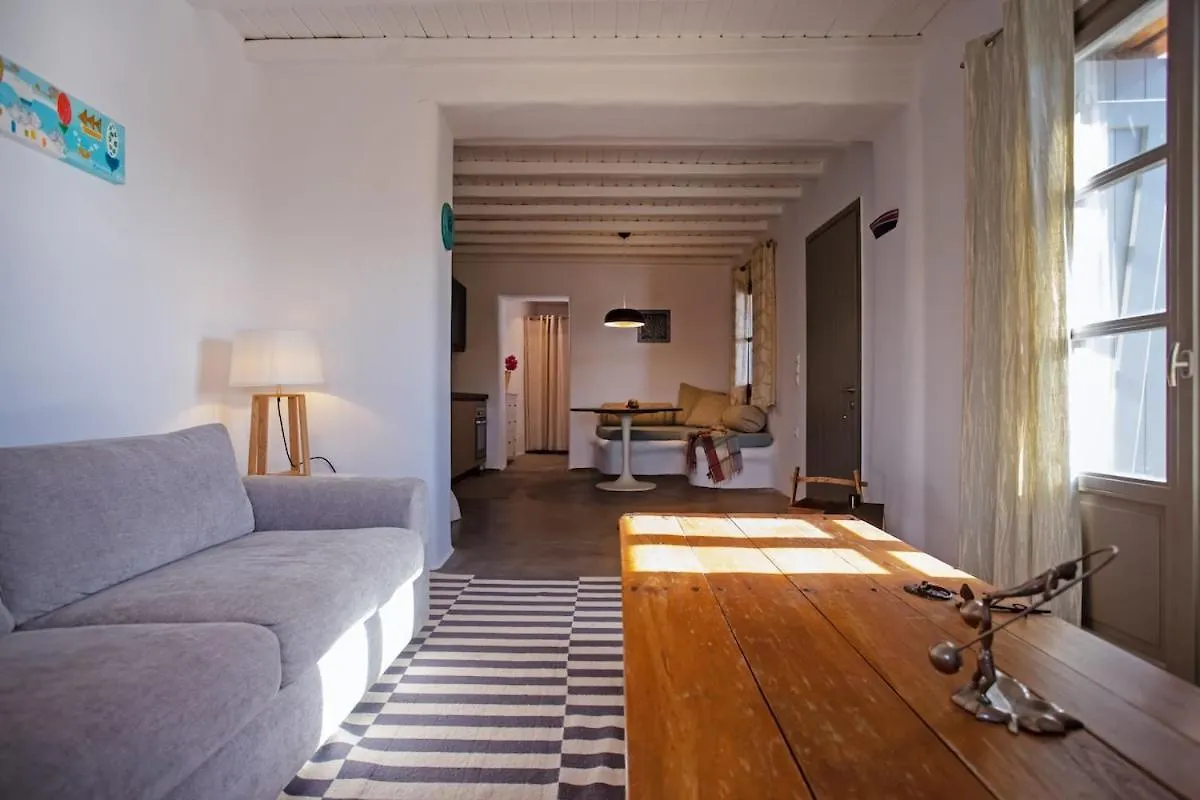 Private Apartment Sea View Yard Mykonos Town 그리스