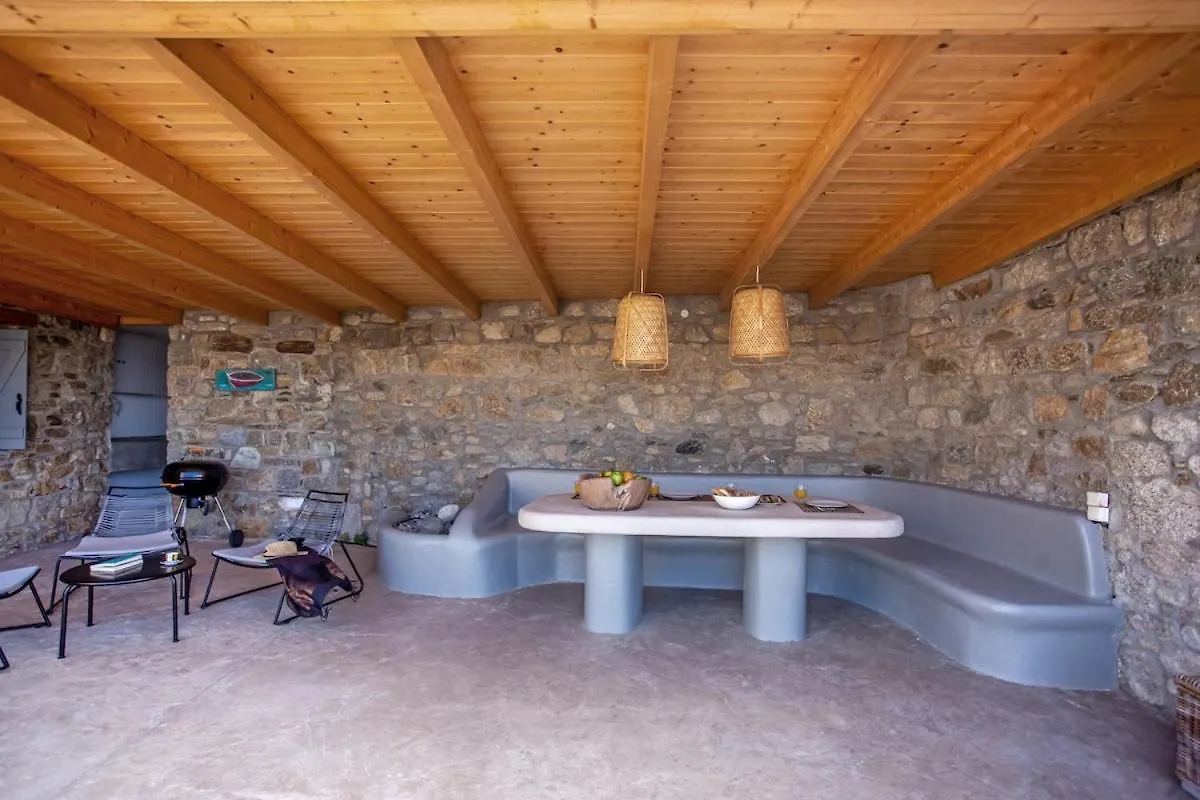Private Apartment Sea View Yard Mykonos Town 그리스