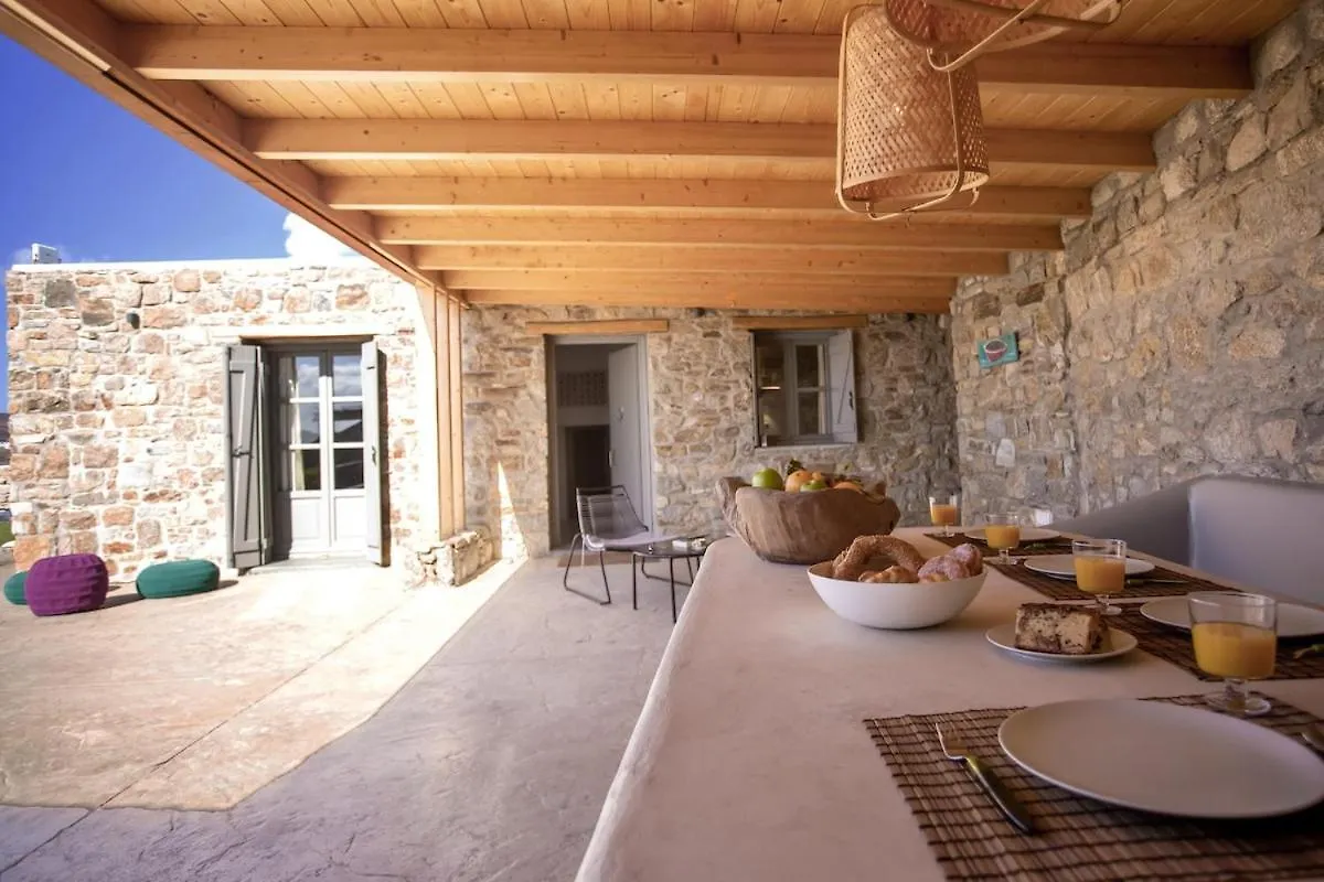 Private Apartment Sea View Yard Mykonos Town