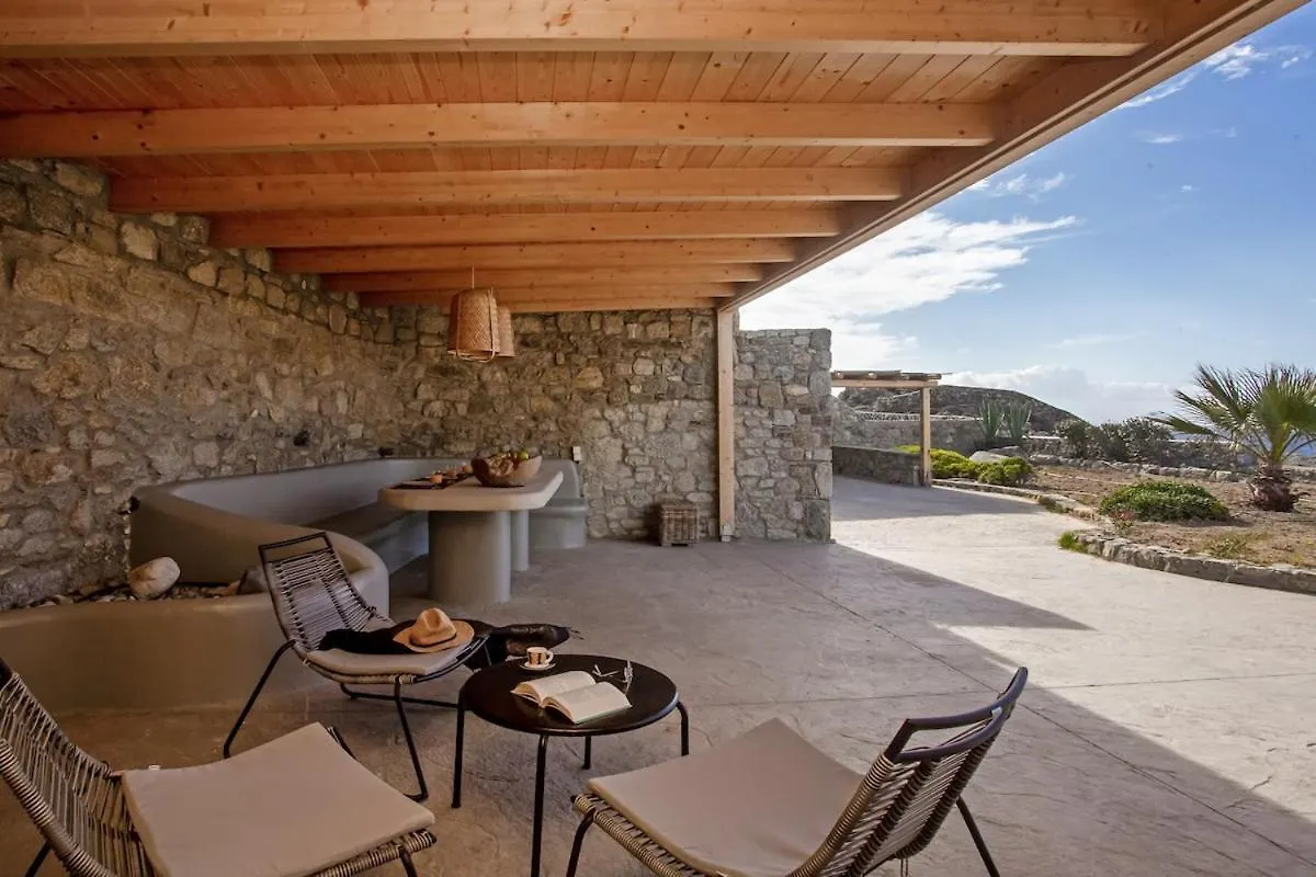 Private Apartment Sea View Yard Mykonos Town 그리스