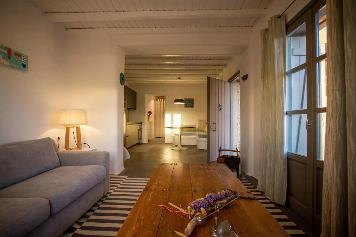 Private Apartment Sea View Yard Mykonos Town
